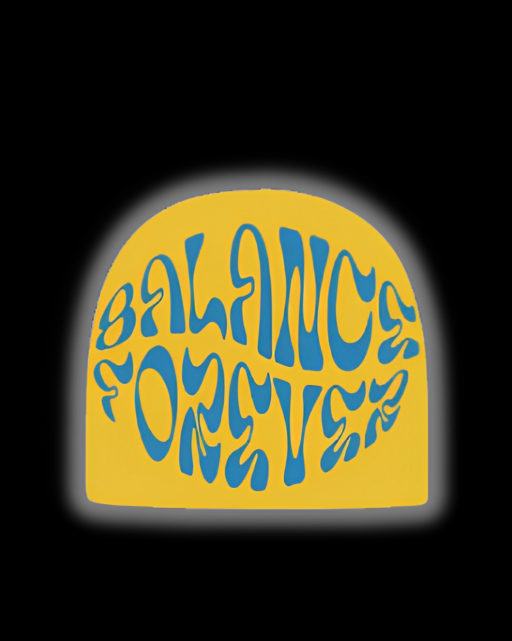 Yellow 8ALANCE FOREVER Beanie